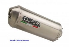 GPR uitlaatdemper SATINOX voor F650 GS / Dakar 2000-2003