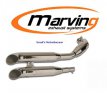 H/CP03/BC Marving uitlaat compleet VT600 Shadow 1988-2008